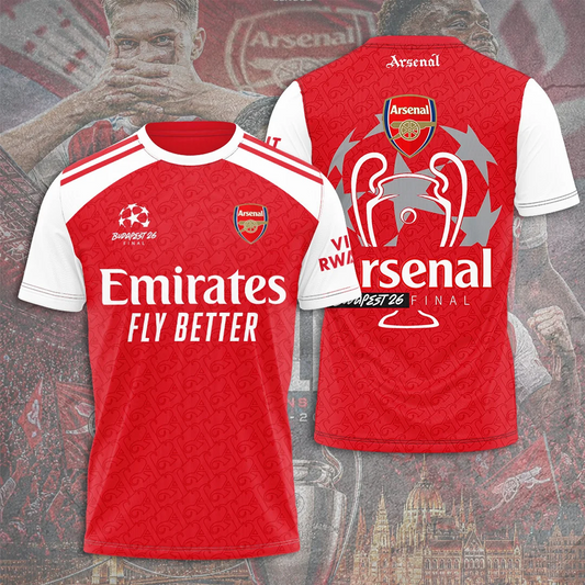ARS F.C Premier League Champions 3D Shirt 2605 V1 DatND DVT