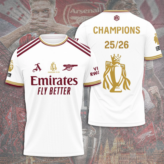 ARS F.C Premier League Champions 3D Shirt V 505 DatND DVT