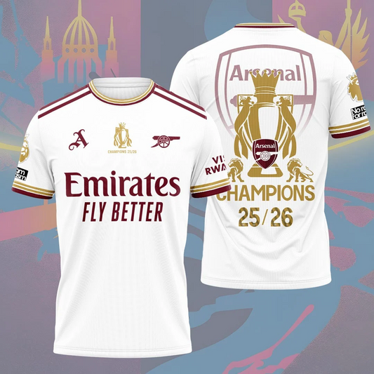 ARS F.C Premier League Champions 3D Shirt V3 505 DatND DVT
