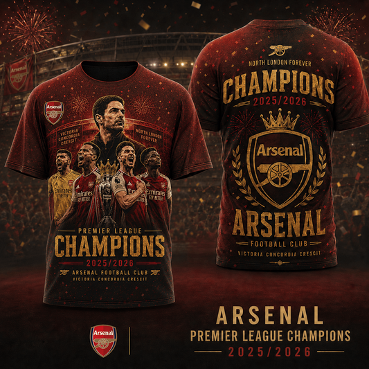 ARS F.C. Premium Premier League Champions 2526 3D Shirt V 205 DatND DVT