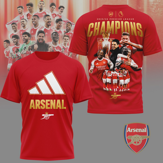 ARS F.C. Premium Premier League Champions 2526 3D Shirt V2 205 DatND DVT