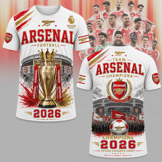 ARS F.C. Premium Premier League Champions 2526 3D Shirt V4 205 DatND DVT