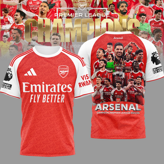 ARS F.C. Premium Premier League Champions 2526 3D Shirt V5 205 DatND DVT