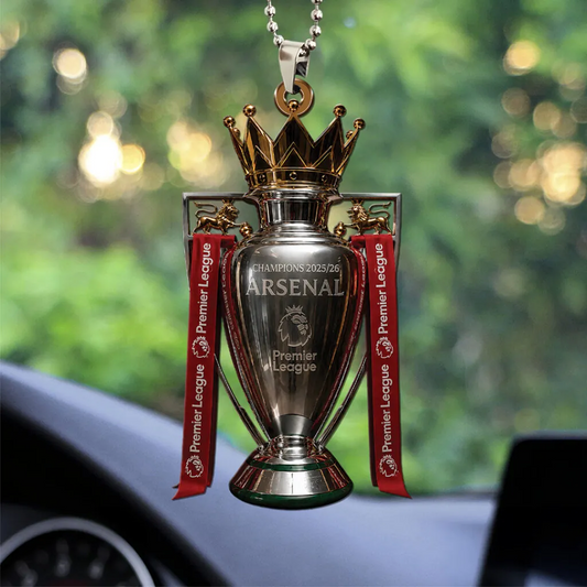 ARS x EPL Premier League Champions 2-sided Acrylic Car Ornament V1 DATND TANTD 200526
