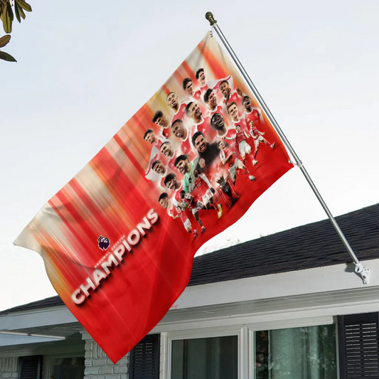 ARS x EPL Premier League Champions 25 26 3D Double-side House Flag V3 DATND TANTD 200526