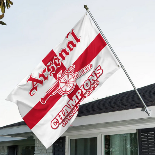 ARS x EPL Premier League Champions 25 26 3D Double-side House Flag V5 DATND TANTD 200526