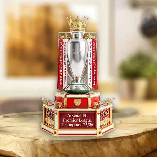 ARS x Premier League Champions 25 26 Custom Shape Acrylic Plaque V2 DATND TANTD 20526