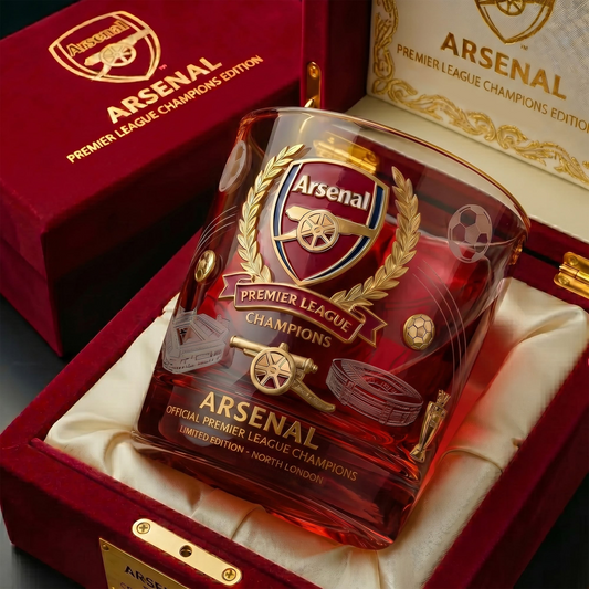 ARS F.C Premier League Champions Speical Drinking Glass V1 2105 DatND DVT