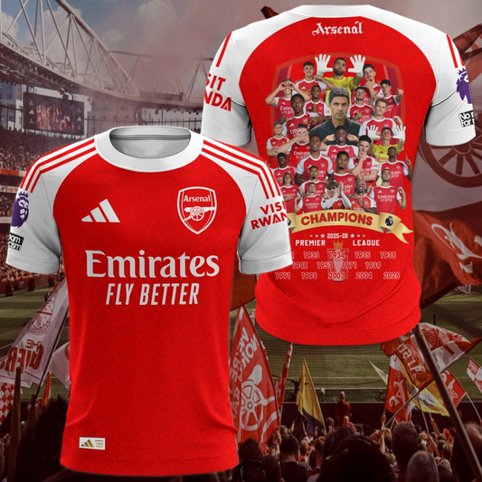 ARS.FC 25’???26 Premier League Champions 3D Shirt V1 DatND DVT 1