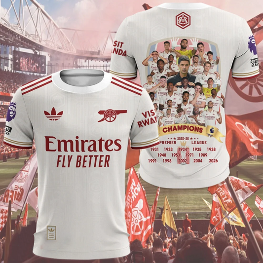 ARS.FC 25’???26 Premier League Champions 3D Shirt V3 DatND DVT 1