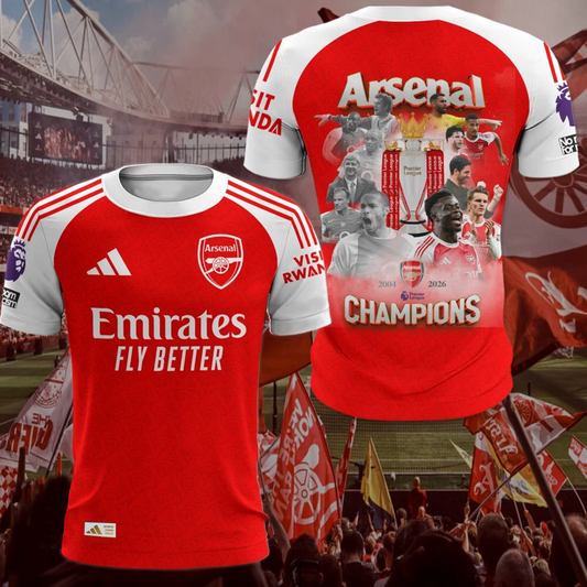 ARS.FC 25’???26 Premier League Champions 3D Shirt V4 DatND DVT 1
