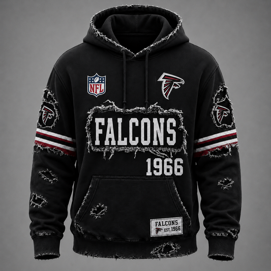 ATL x NFL Distressed Premium Hoodie 0906 DatND DVT