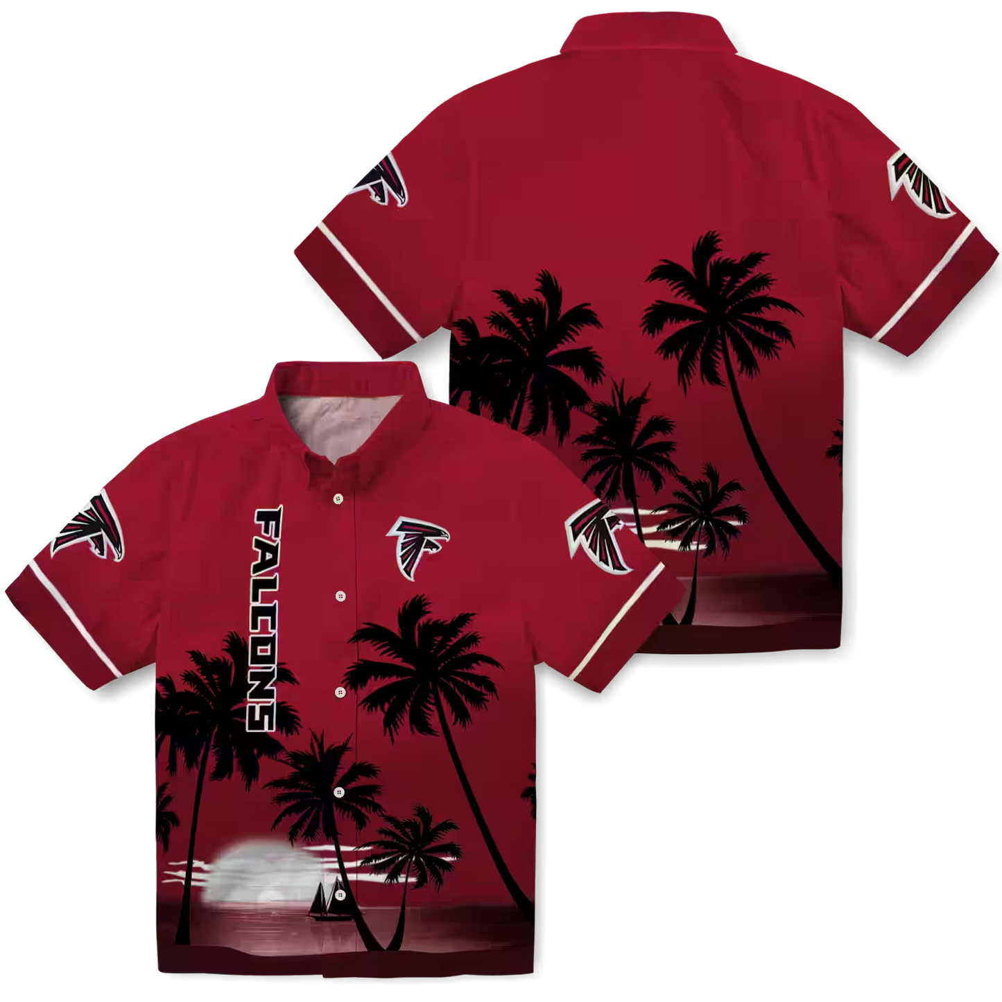 ATL x NFL Hawaiian Shirt ’??? Beach Sunset DATND TANTD 270526