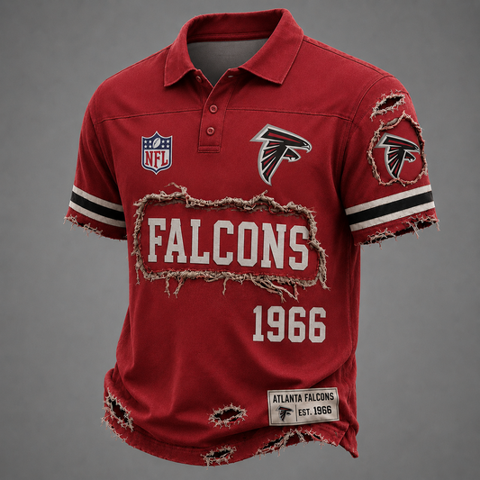 ATL x NFL Luxury Classic Polo shirt 0506 DatND DVT
