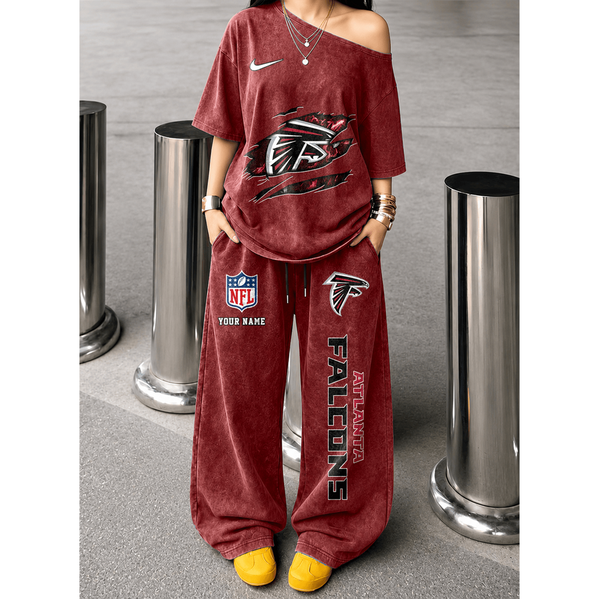 ATL x NFL Relaxed Fit Two Piece Sportswear Set