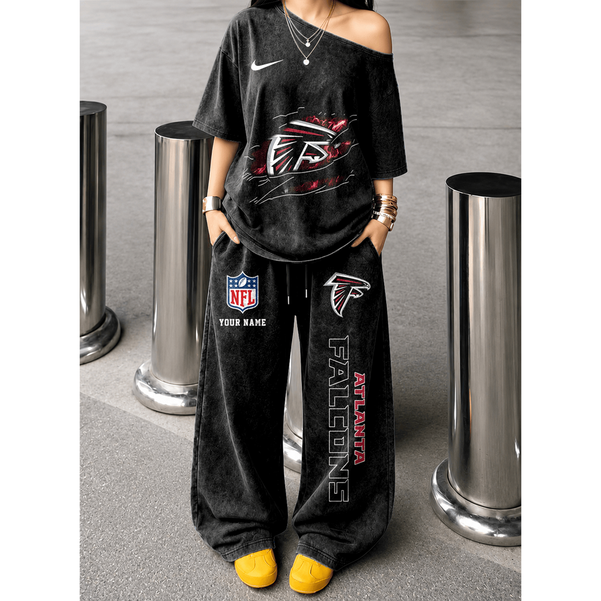 ATL x NFL Relaxed Fit Two Piece Sportswear Set