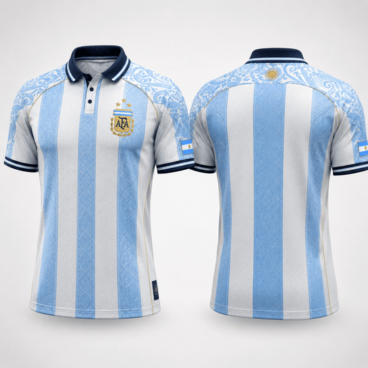 Argentina Premium WC26 Polo Shirt 0805 V2 DatND DVT