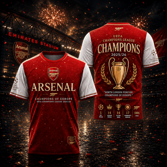 Ars Premium UEFA Champions League 202526 3D Shirt DatND DVT