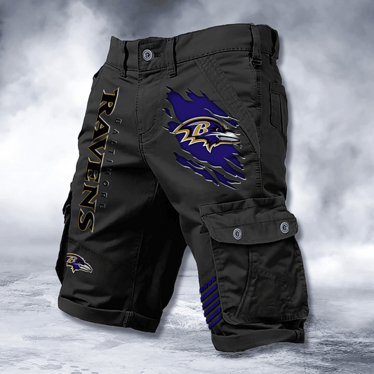 BAL x NFL Cotton Cargo Shorts DATND TANTD 2705