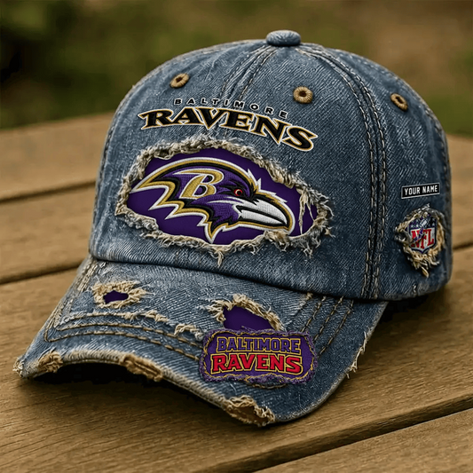 BAL x NFL Denim Washed Cap 2805 DatND DVT