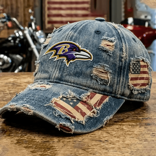 BAL x NFL Denim Washed Cap V2 2805 DatND DVT