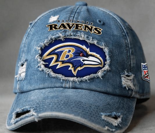 BAL x NFL Denim Washed Cap V3 2805 DatND DVT