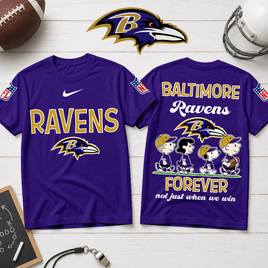 BAL x NFL Forever – Peanuts Football Fan 3D Shirt 2007