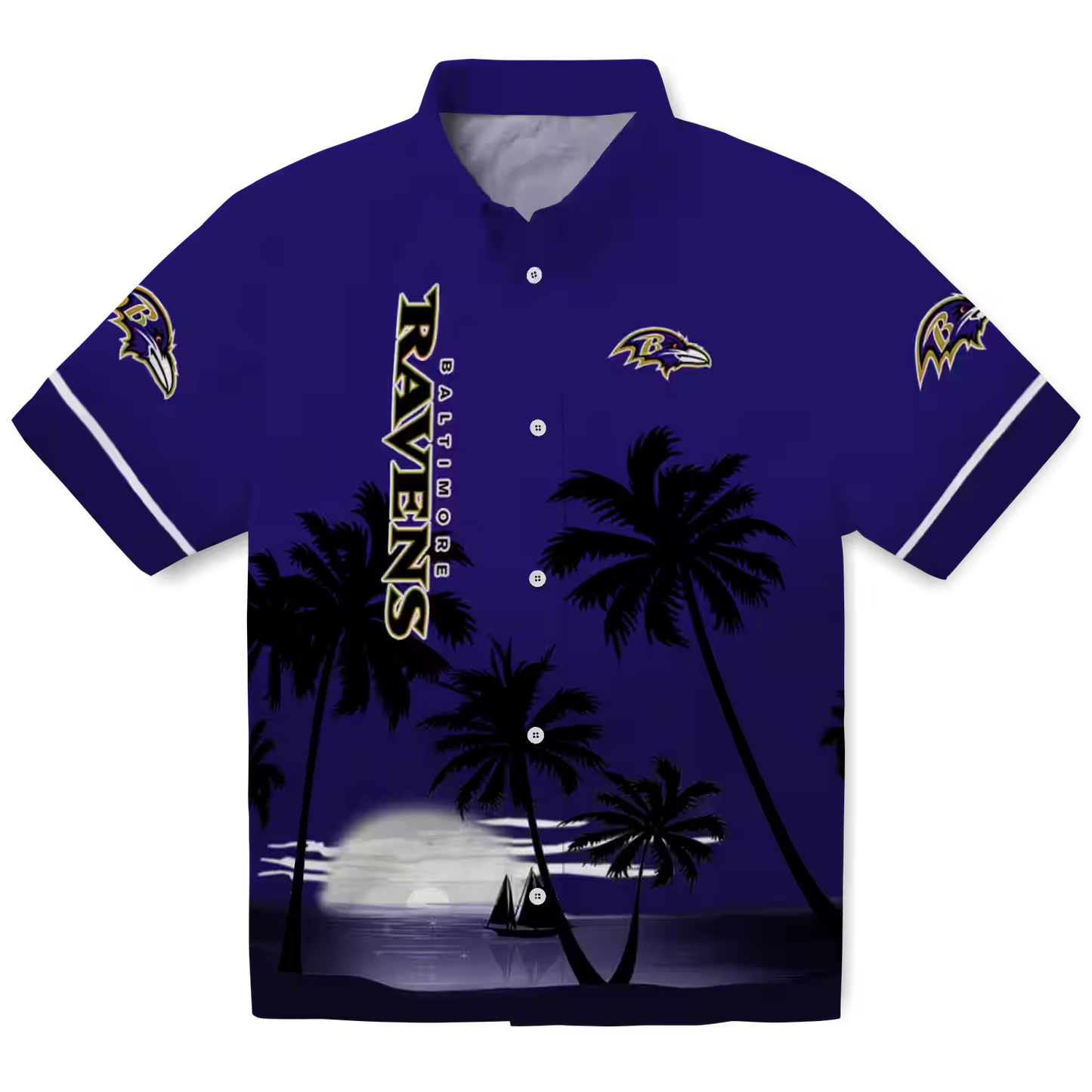 BAL x NFL Hawaiian Shirt ’??? Beach Sunset DATND TANTD 270526