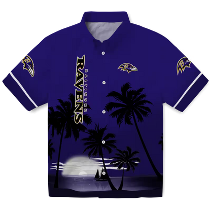 BAL x NFL Hawaiian Shirt ’??? Beach Sunset DATND TANTD 270526