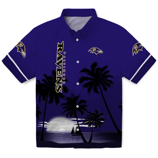 BAL x NFL Hawaiian Shirt ’??? Beach Sunset DATND TANTD 270526
