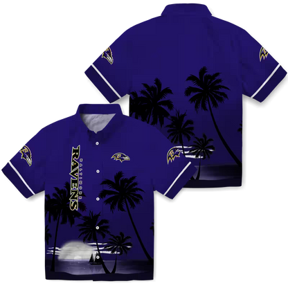 BAL x NFL Hawaiian Shirt ’??? Beach Sunset DATND TANTD 270526