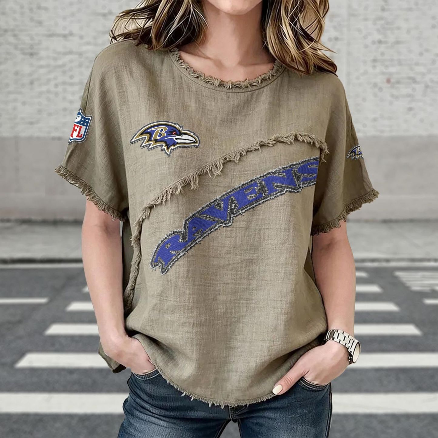 BAL x NFL Women’???s Vintage O-Neck 2905 DatND DVT