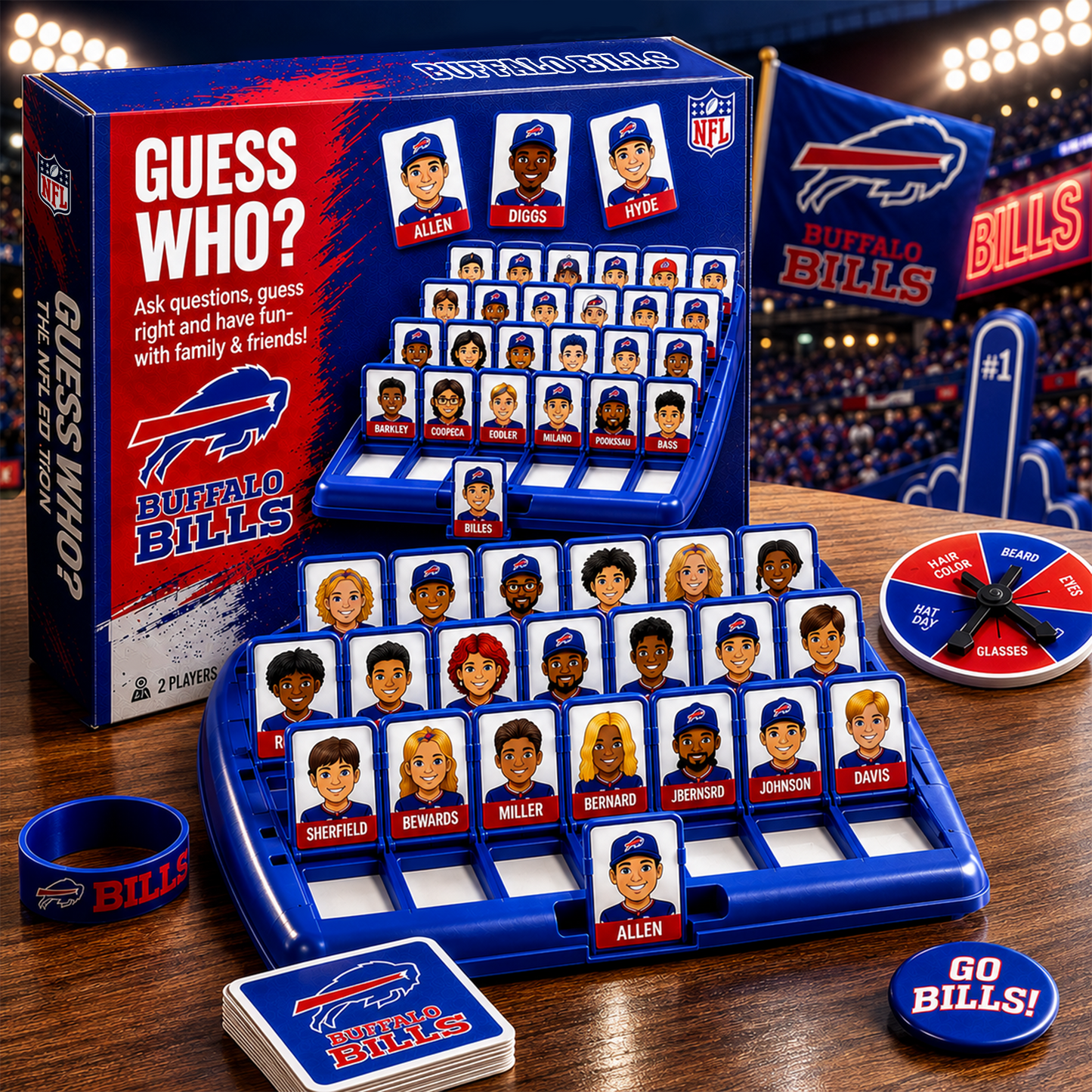 BB_NFL ELITE FAN GUESS WHO BOARD GAME Ã¢â‚¬â€œ COLLECTOR EDITION