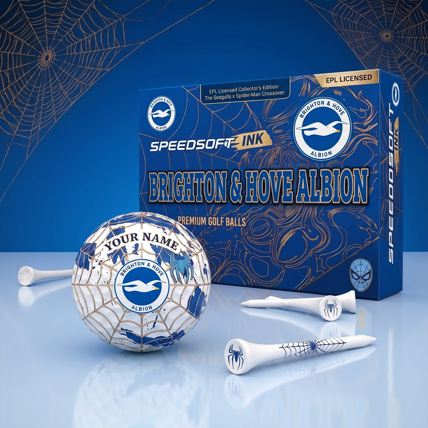 BHA X PREMIUM EPL SPIDER EDITION SPEEDSOFT GOLF BALL SET
