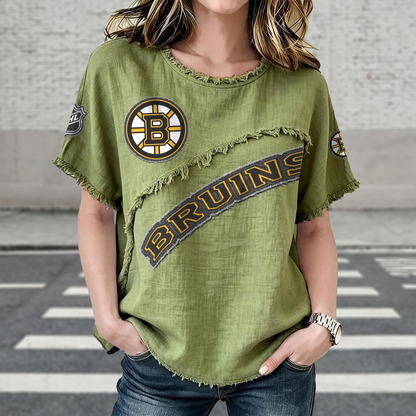 BOS x NHL Women’???s Vintage O-Neck 2905 DatND DVT