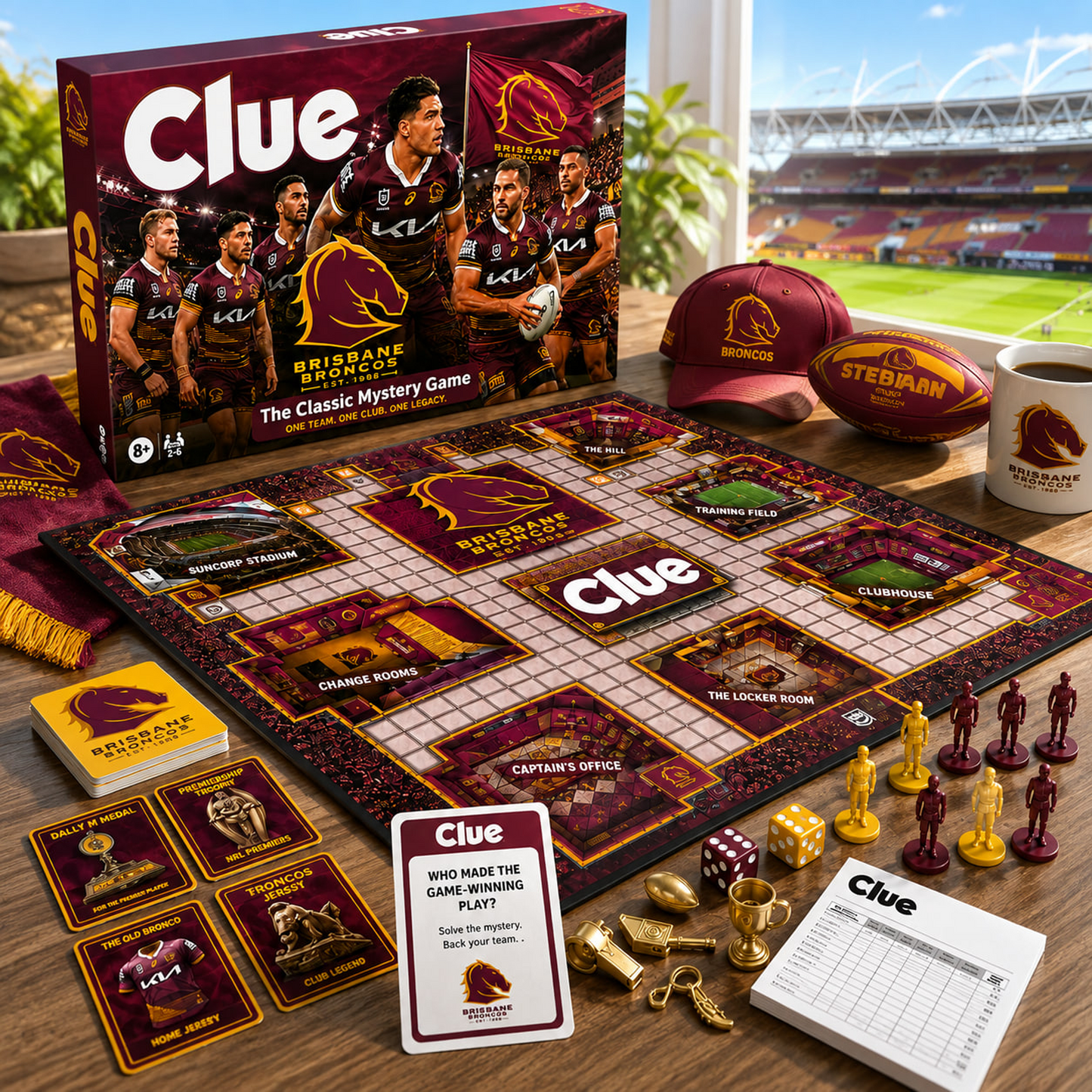 BRI X NRL THE MATCHDAY MYSTERY – PREMIUM COLLECTOR BOARD GAME