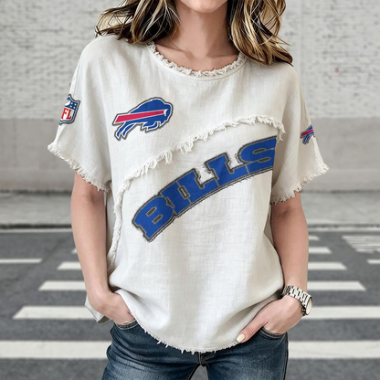 BUF x NFL Women’???s Vintage O-Neck 2905 DatND DVT