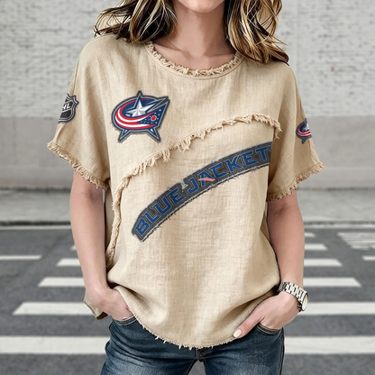 CBJ x NHL Women’???s Vintage O-Neck 2905 DatND DVT