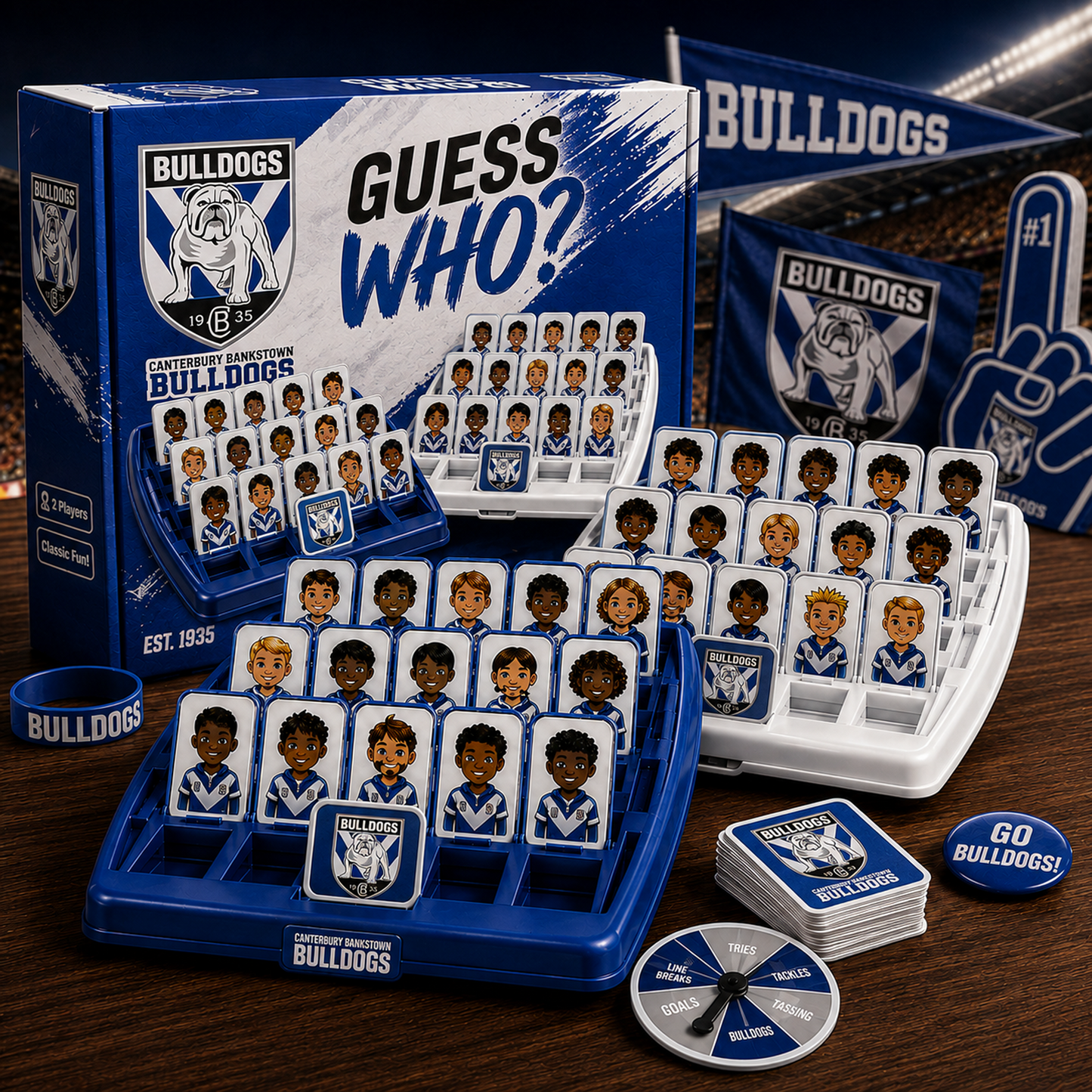 CBY X NRL ELITE FAN GUESS WHO BOARD GAME – COLLECTOR EDITION