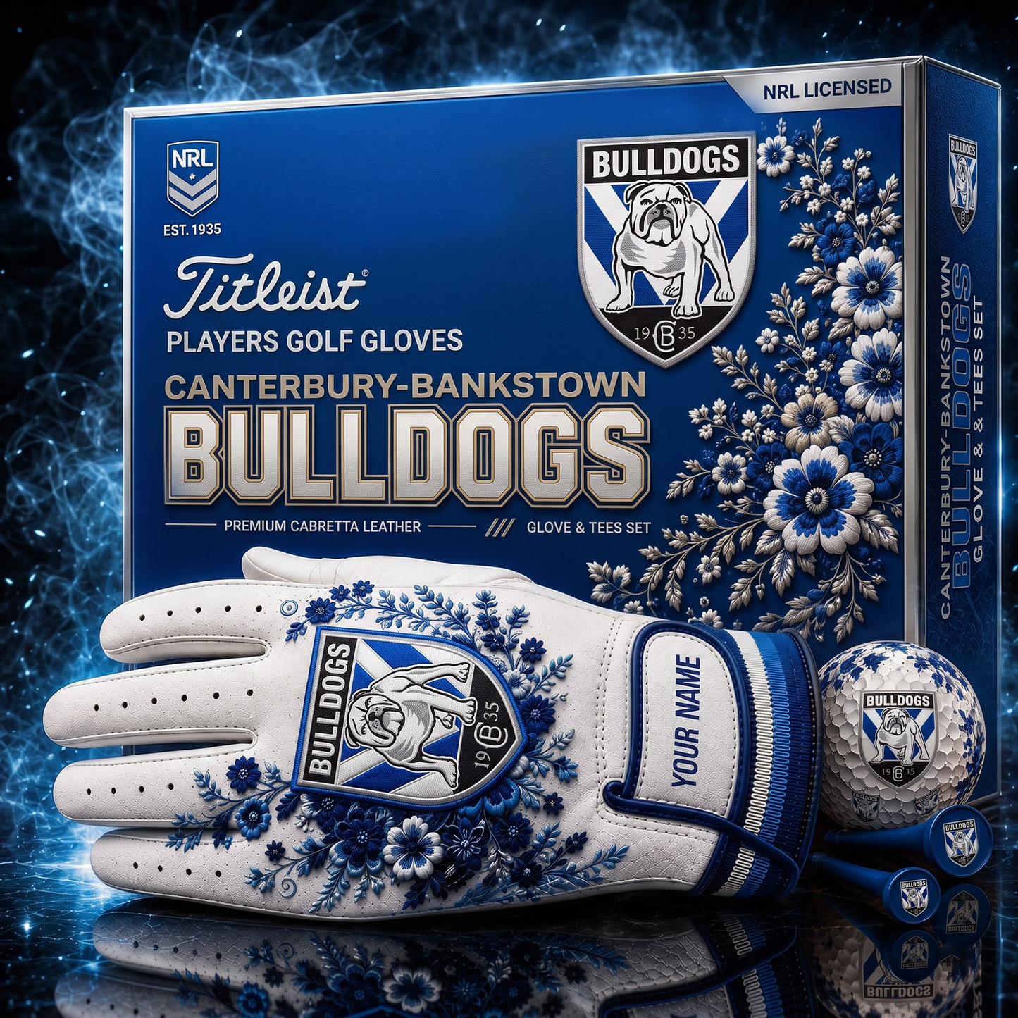 CBY X NRL LUXURY PLAYERS GOLF GLOVE GIFT SET  V2