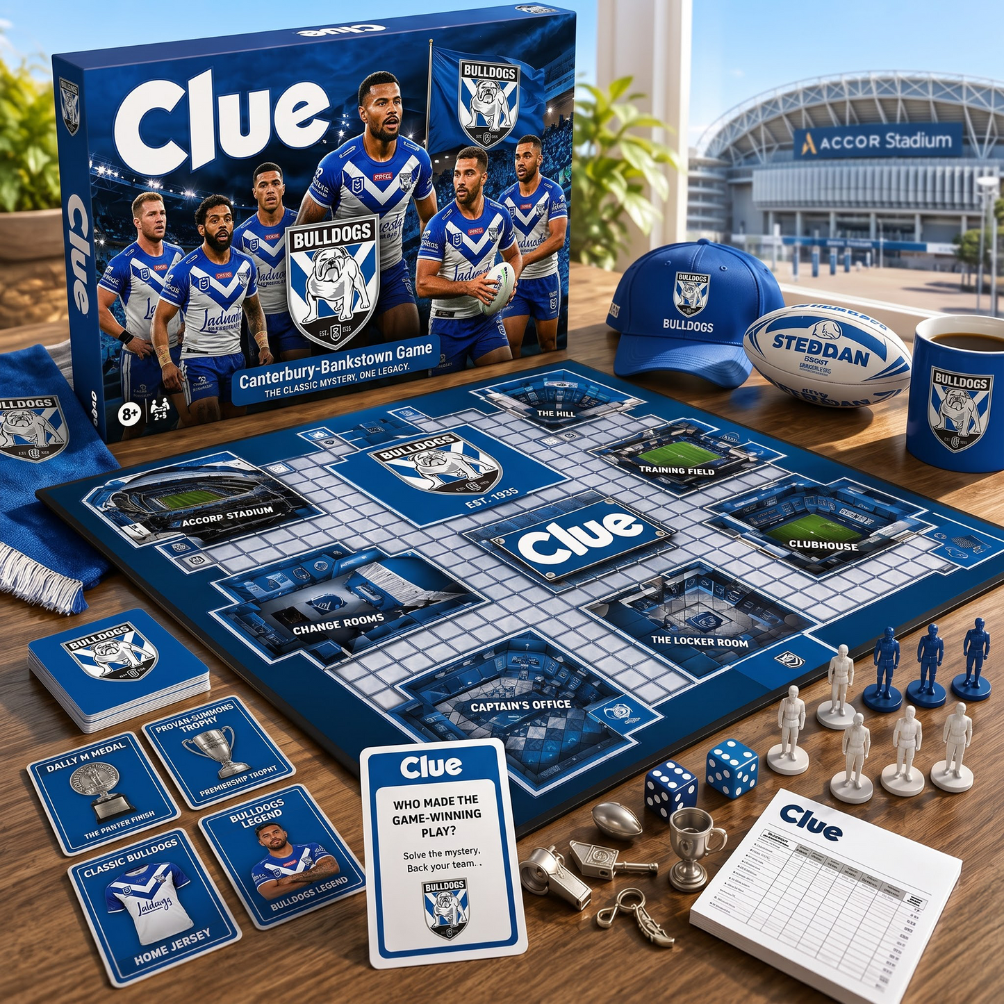 CBY X NRL THE MATCHDAY MYSTERY – PREMIUM COLLECTOR BOARD GAME