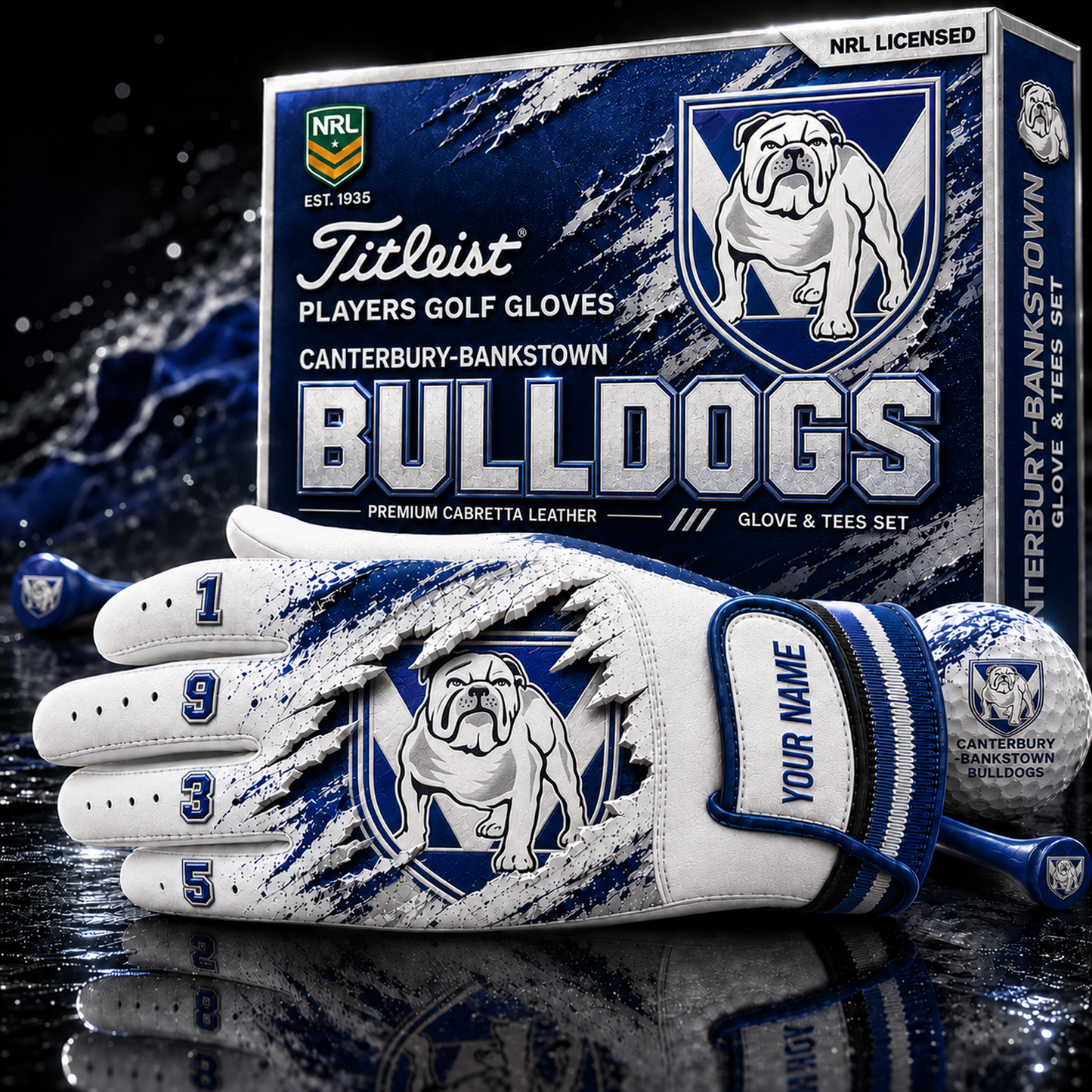 CBY X PREMIUM NRL PLAYERS GOLF GLOVE GIFT SET