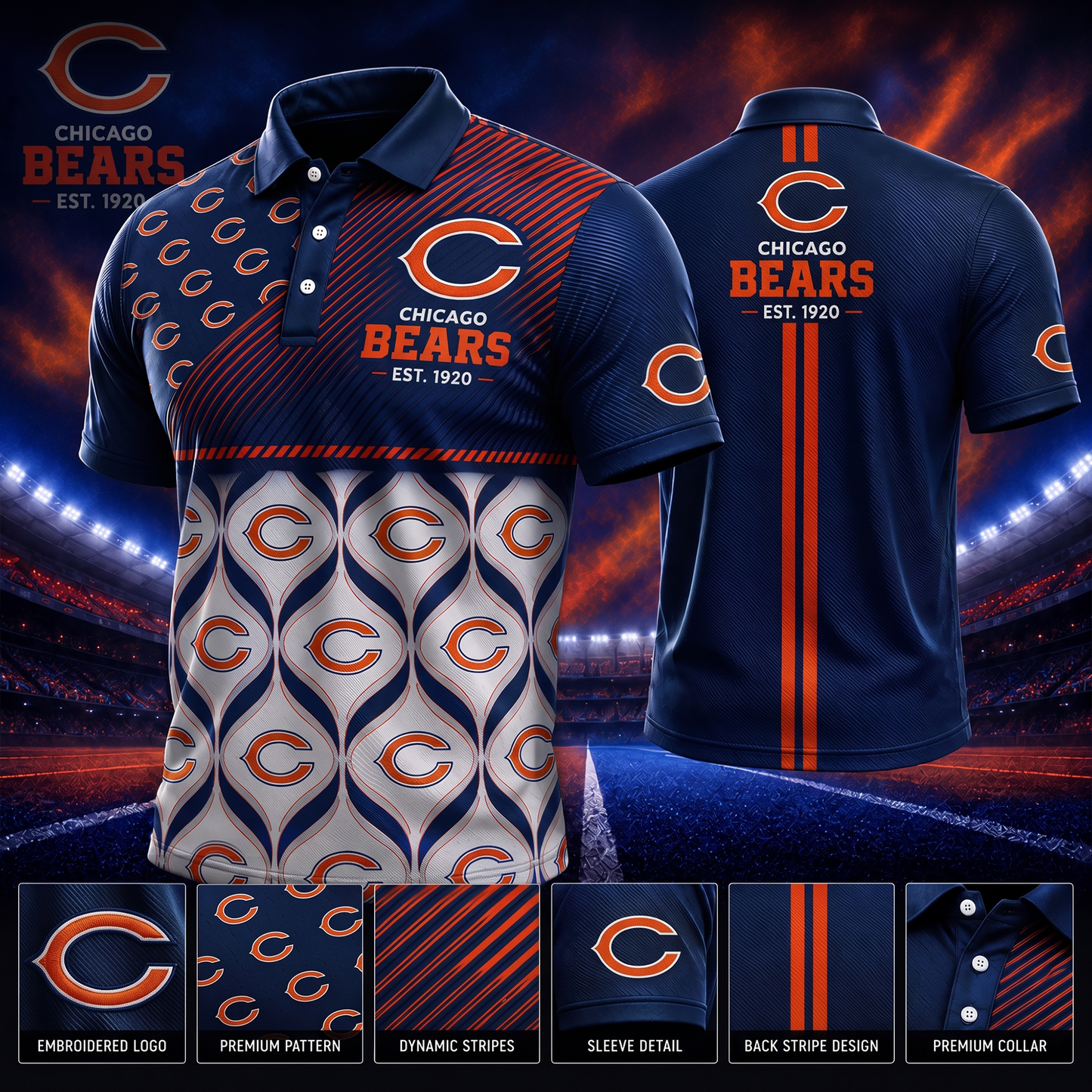 CB_PREMIUM NFL  EXCLUSIVE POLO SHIRT LIMITED EDITION 200726
