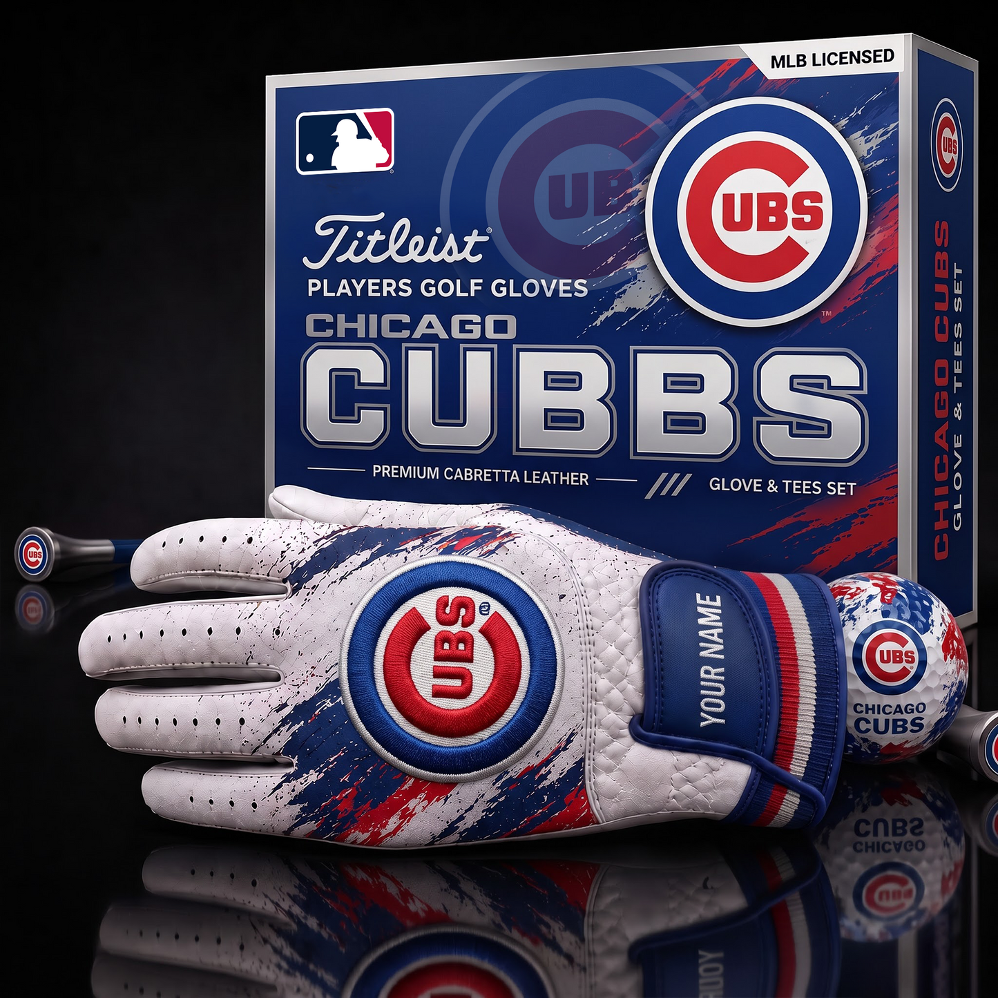 CC_MLB LUXURY PERSONALIZED GOLF GLOVE SET LIMITED EDTION