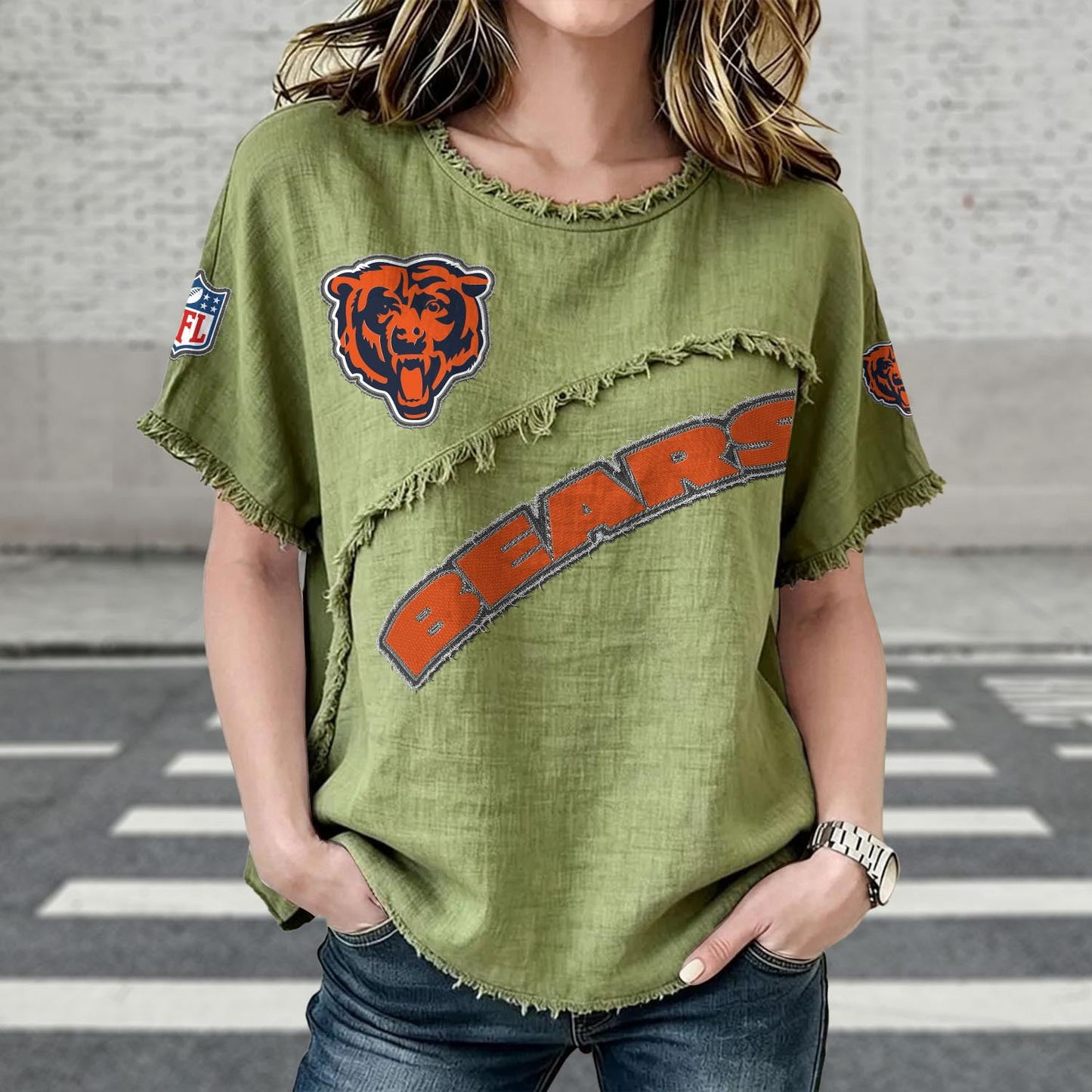 CGI x NFL Women’???s Vintage O-Neck 2905 DatND DVT
