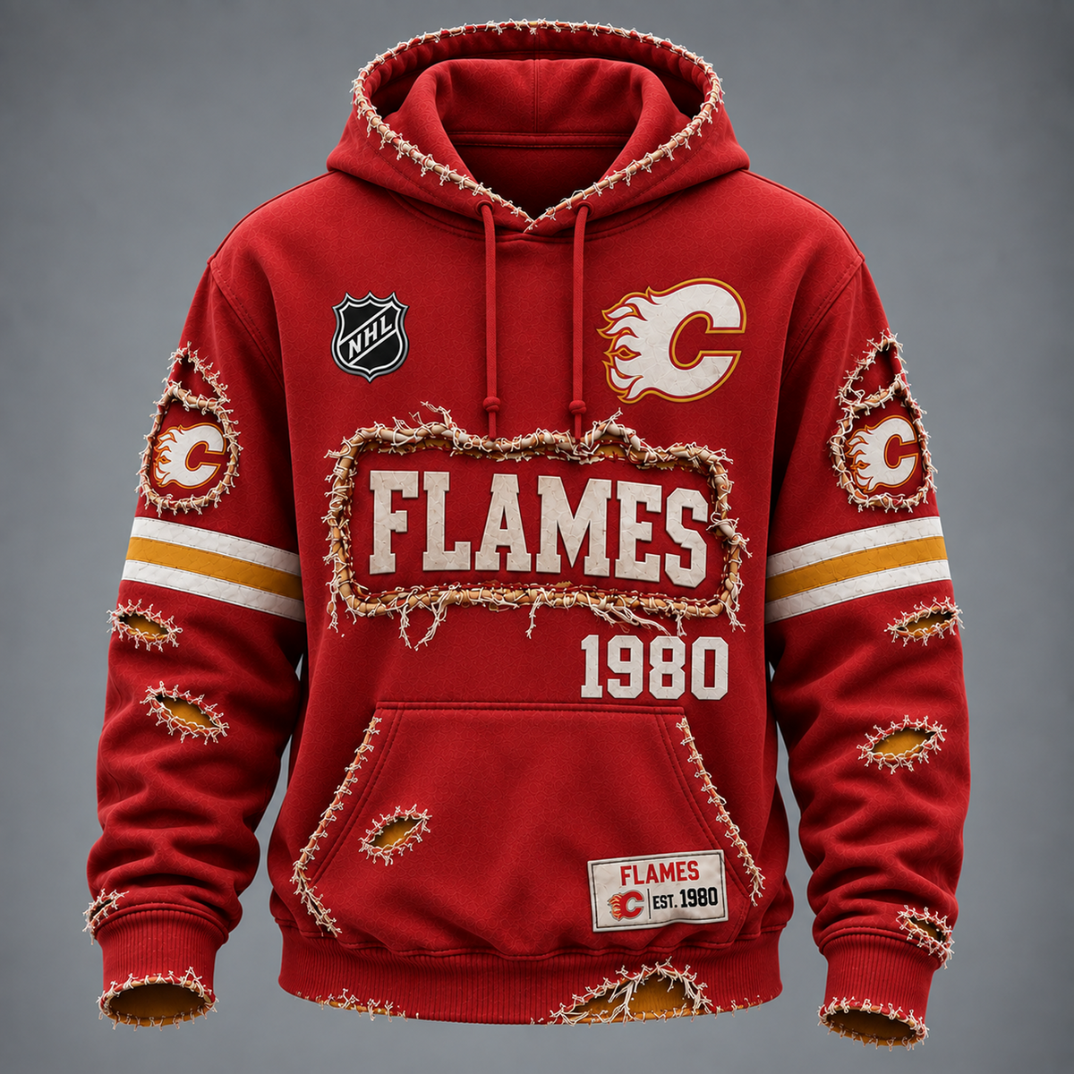 CGY x NHL Distressed Premium Hoodie