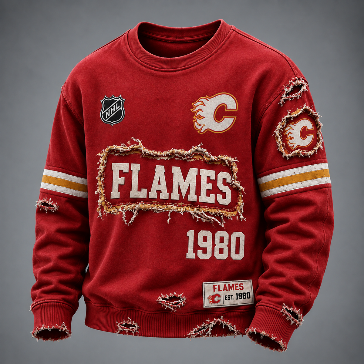 CGY x NHL Distressed Premium Sweatshirt