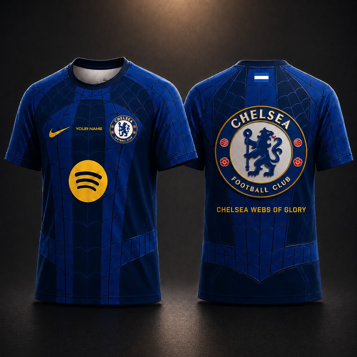 CHE EPL x Spider Halloween Premium All Over Print T-Shirt Personalized Gift For Fan Sport Soccer
