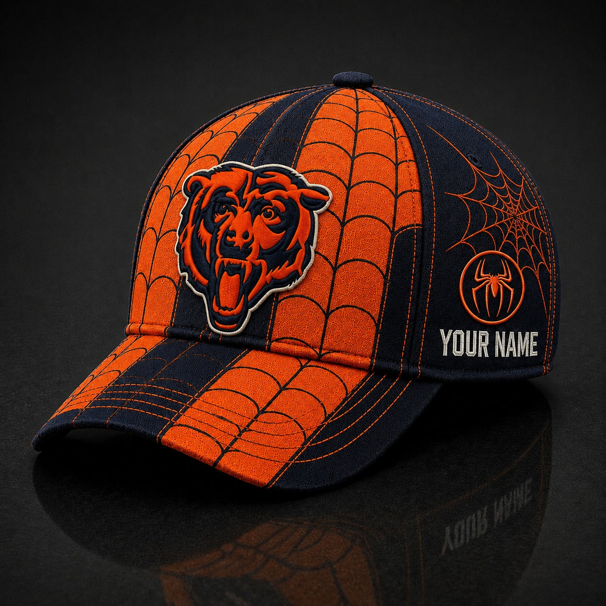 CHI NFL x Spider Man Premium V2 Classic Cap Limited Edition Gift for Football Fans