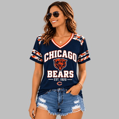 CHI Premium NFL All-American Camo V-neck